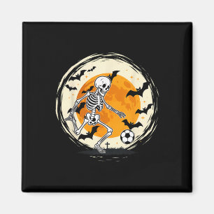 Halloween Skeleton Soccer Funny Footll Costume Men Magnet
