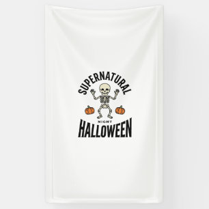 Halloween Skeleton Supernatural Funny Vintage_1 Banner