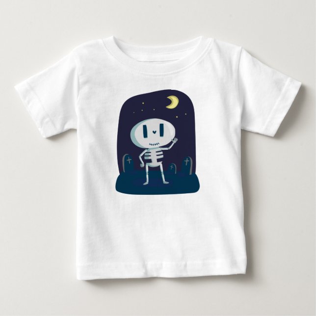 Halloween Skeleton T-Shirt (Front)