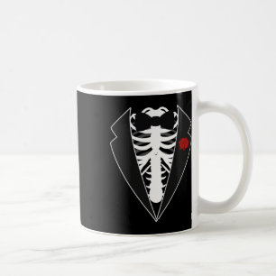 Halloween Skeleton Tuxedo Costume Coffee Mug