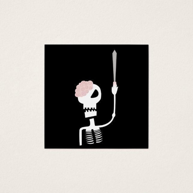 Halloween skeleton with a sword  (Front)