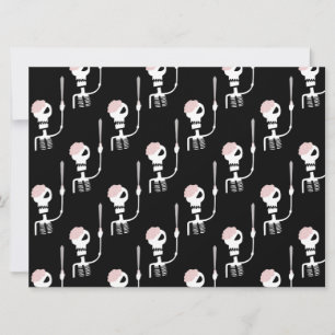 Halloween skeleton with a sword