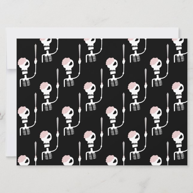Halloween skeleton with a sword  (Front)