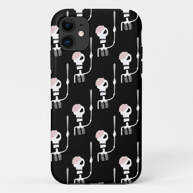 Halloween skeleton with a sword  Case-Mate iPhone case (Back)