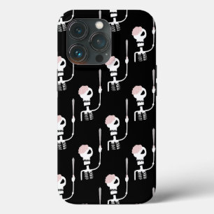Halloween skeleton with a sword iPhone 13 pro case