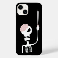 Halloween skeleton with a sword