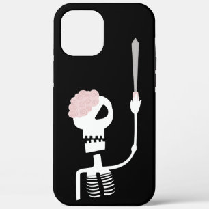 Halloween skeleton with a sword  iPhone 12 pro max case