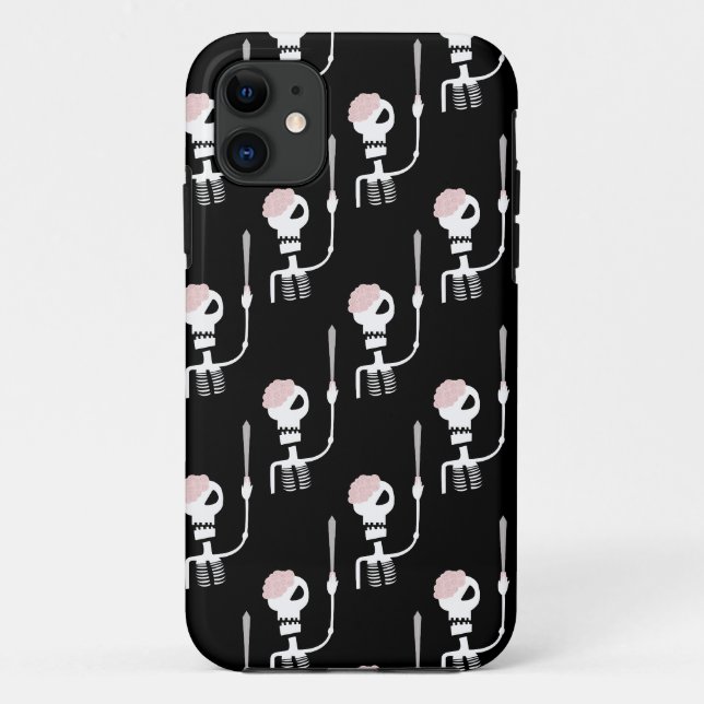 Halloween Skeleton with Sword Case-Mate iPhone Case (Back)