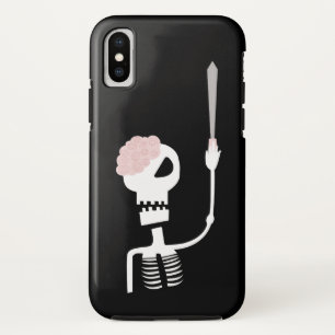 Halloween Skeleton with Sword iPhone X Case