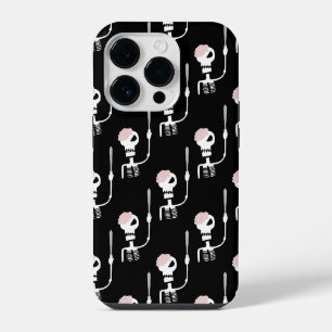 Halloween Skeleton with Sword iPhone 14 Pro Case