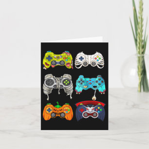 Halloween Skeleton Zombie Gaming Controllers Mummy Card