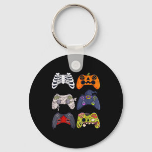 Halloween Skeleton Zombie Gaming Controllers Mummy Key Ring