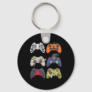 Halloween Skeleton Zombie Gaming Controllers Mummy Key Ring