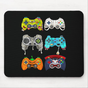 Halloween Skeleton Zombie Gaming Controllers Mummy Mouse Mat
