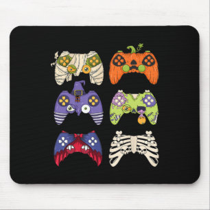 Halloween Skeleton Zombie Gaming Controllers Mummy Mouse Mat