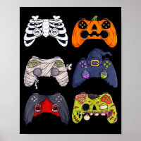 Halloween Skeleton Zombie Gaming Controllers Mummy