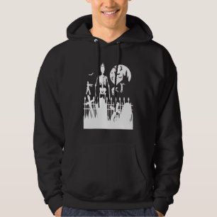 Halloween Skeleton Zombie Graveyard Trick Or Treat Hoodie