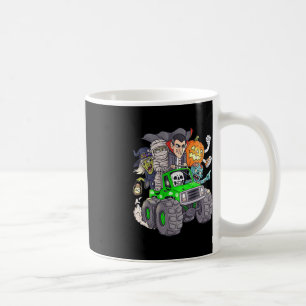 Halloween Skeleton Zombie Monster Truck Vampire Bo Coffee Mug