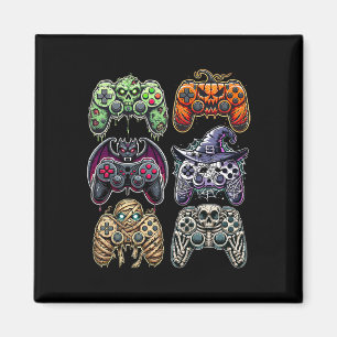 Halloween Skeleton Zombie Mummy Gaming Controllers Magnet