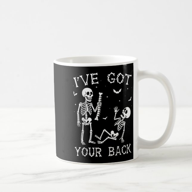 Halloween Skeletons Ive Got Your Back Costume Men  Coffee Mug (Right)