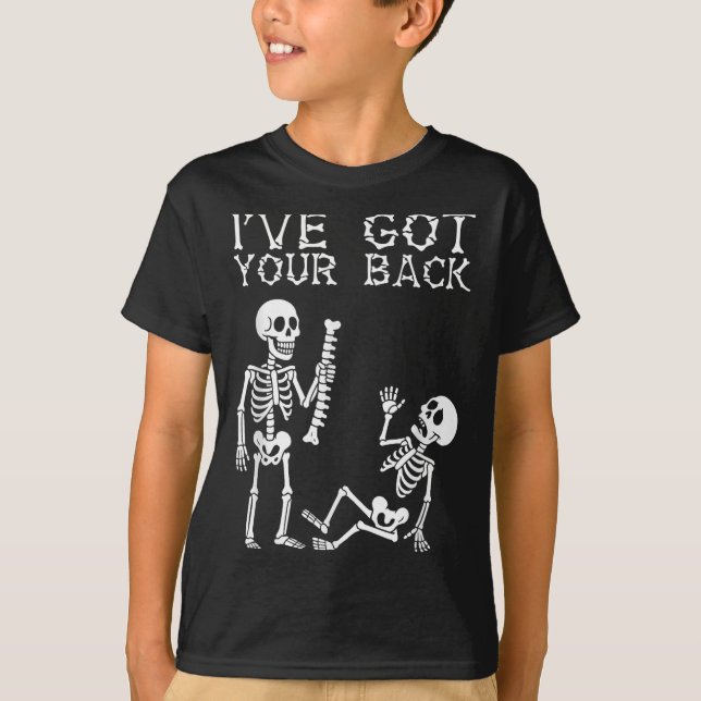 Halloween Skeletons Ive Got Your Back Costume Men  T-Shirt (Front)