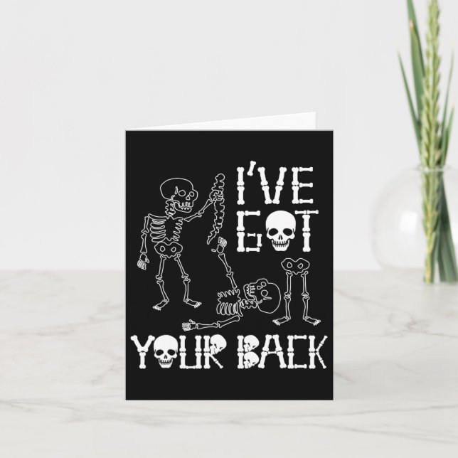 Halloween Skeletons Ive Got Your Ck Costume Men Wo Card (Front)