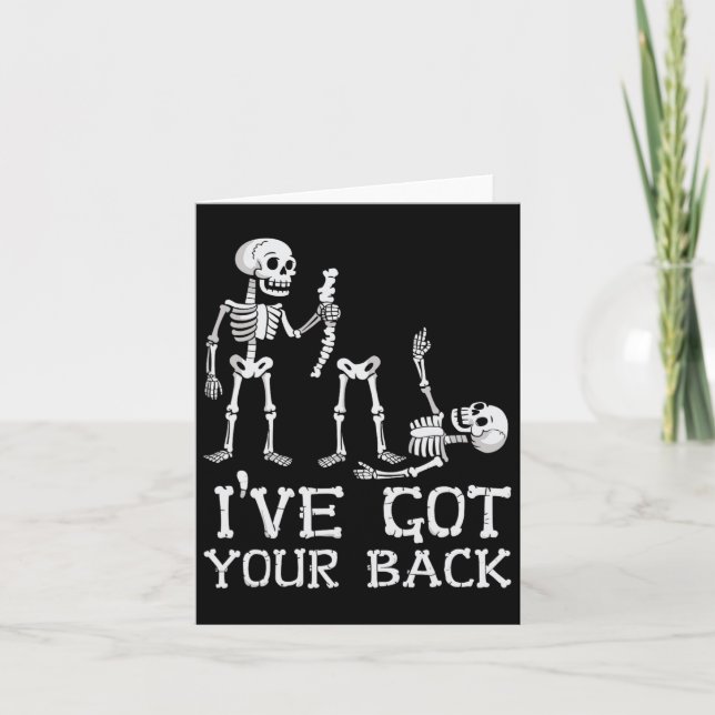Halloween Skeletons Ive Got Your Ck Costume Men Wo Card (Front)