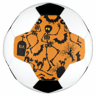 Halloween Skeletons Macabre Dance Football