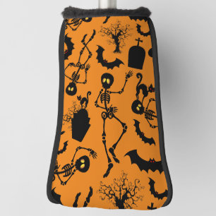 Halloween Skeletons Macabre Dance Golf Head Cover