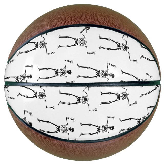 Halloween Skeletons, Trick Or Treat, Boo Basketball (Front)