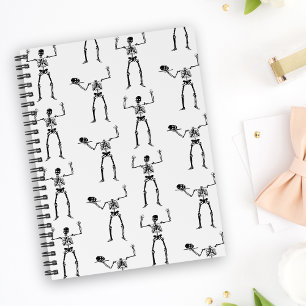 Halloween Skeletons, Trick Or Treat, Boo Notebook