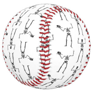 Halloween Skeletons, Trick Or Treat, Boo Softball