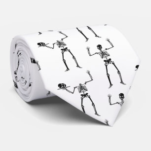 Halloween Skeletons, Trick Or Treat, Boo Tie