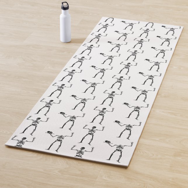 Halloween Skeletons, Trick Or Treat, Boo Yoga Mat (In Situ)