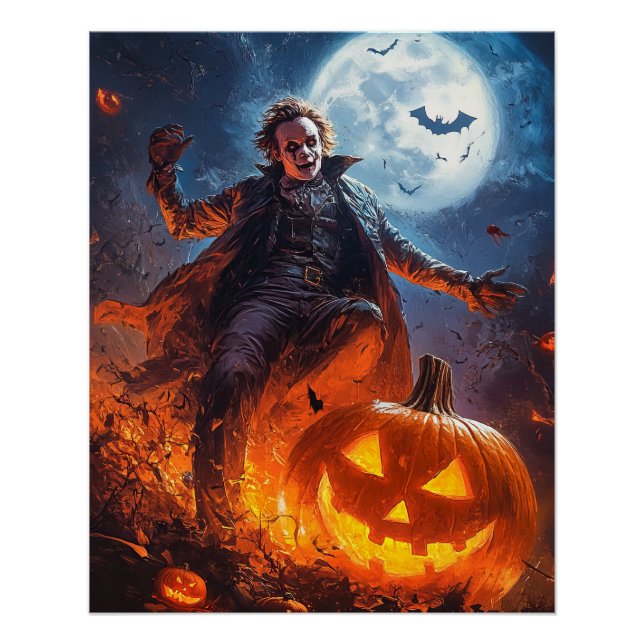 Halloween Sketch Poster. Poster (Front)