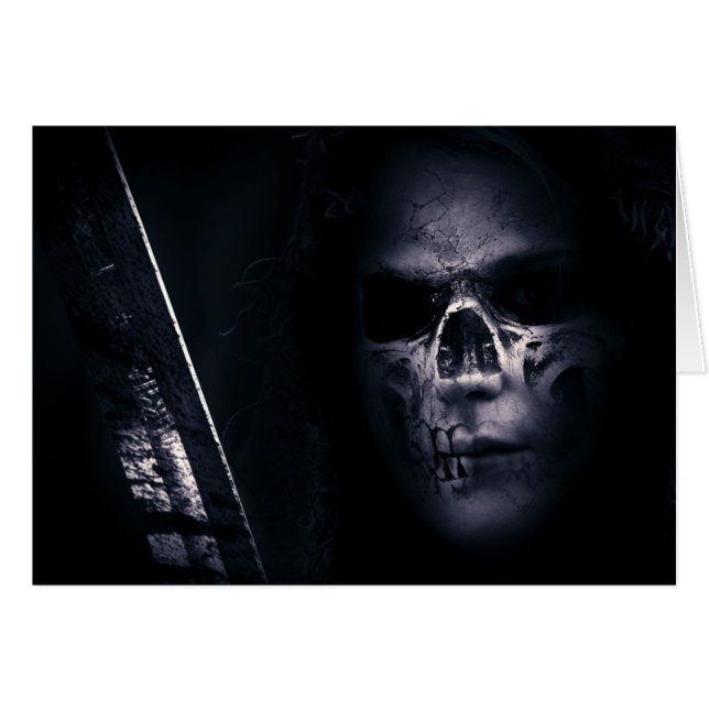 Halloween Skull (Front Horizontal)