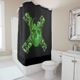 Halloween Skull #2 Shower Curtain