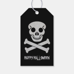 Halloween Skull and Bones Gift Tag