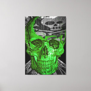 Halloween Skull Canvas Print