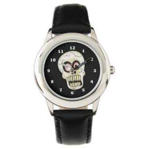 Halloween Skull cartoon kids watch