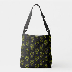 Halloween skull  crossbody bag