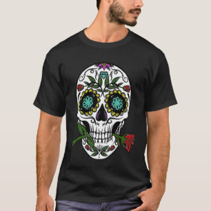 Halloween Skull Dia de los Muertos Day of the Dead T-Shirt