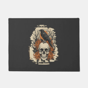 Halloween Skull Doormat