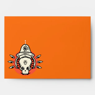 Halloween Skull Envelope