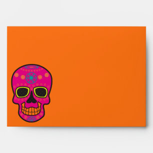 Halloween Skull Envelope