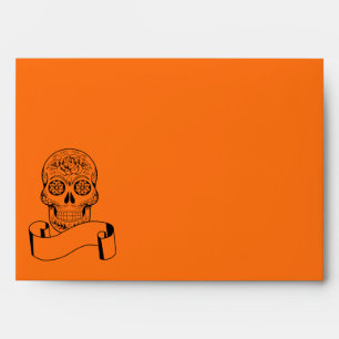 Halloween Skull Envelope