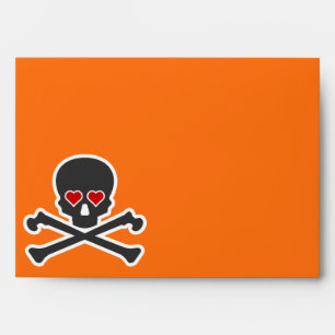 Halloween Skull Envelope