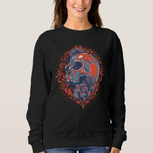Halloween Skull Esoteric Occult Satanic Blackcraft Sweatshirt