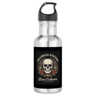 Halloween Skull Floral Bone Collector Design_1 532 Ml Water Bottle