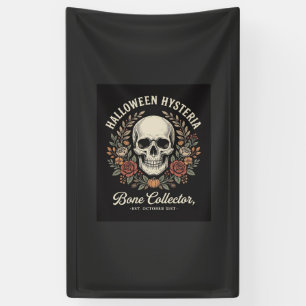 Halloween Skull Floral Bone Collector Design_1 Banner